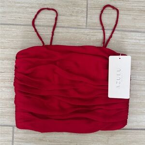 Azulu Red Crop Top
